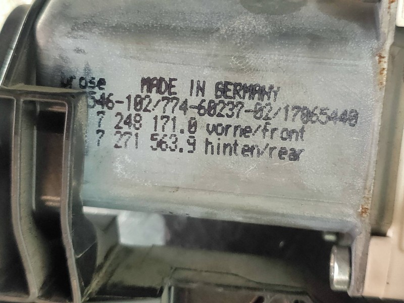 Recambio de elevalunas trasero izquierdo para bmw serie 5 lim. (f10) 520d referencia OEM IAM 7182121F10S 72715639 17065440 72481