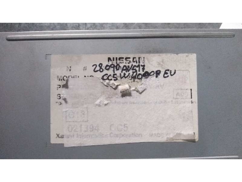 Recambio de pantalla multifuncion para nissan primera berlina (p12) 1.9 16v turbodiesel cat referencia OEM IAM 28090AV517 CC5W40