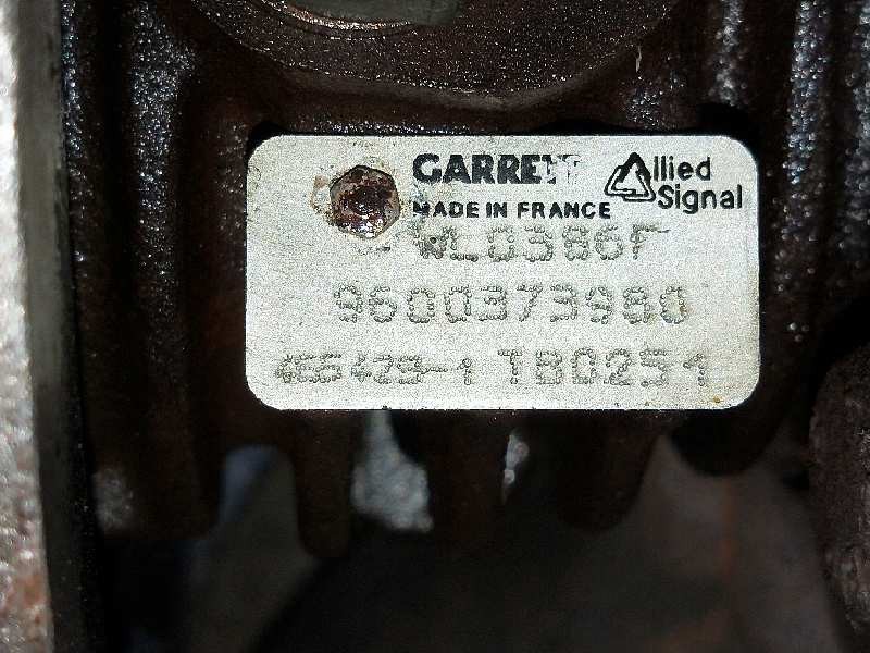 Recambio de turbocompresor para peugeot 605 2.1 turbodiesel referencia OEM IAM 9600373980 4654291 