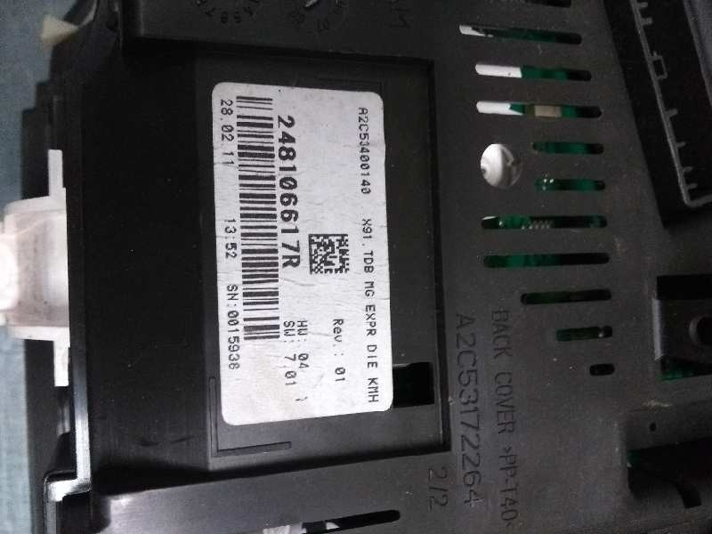 Recambio de cuadro instrumentos para renault laguna iii 1.5 dci diesel referencia OEM IAM 248106617R  