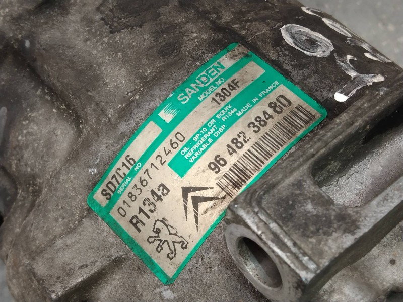 Recambio de compresor aire acondicionado para citroen c5 berlina lx (e) referencia OEM IAM SD7C161304F 9648238480 
