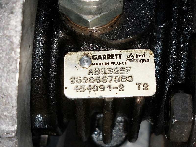 Recambio de turbocompresor para peugeot 406 berlina (s1/s2) 2.1 turbodiesel cat referencia OEM IAM 9628607080 4540912 