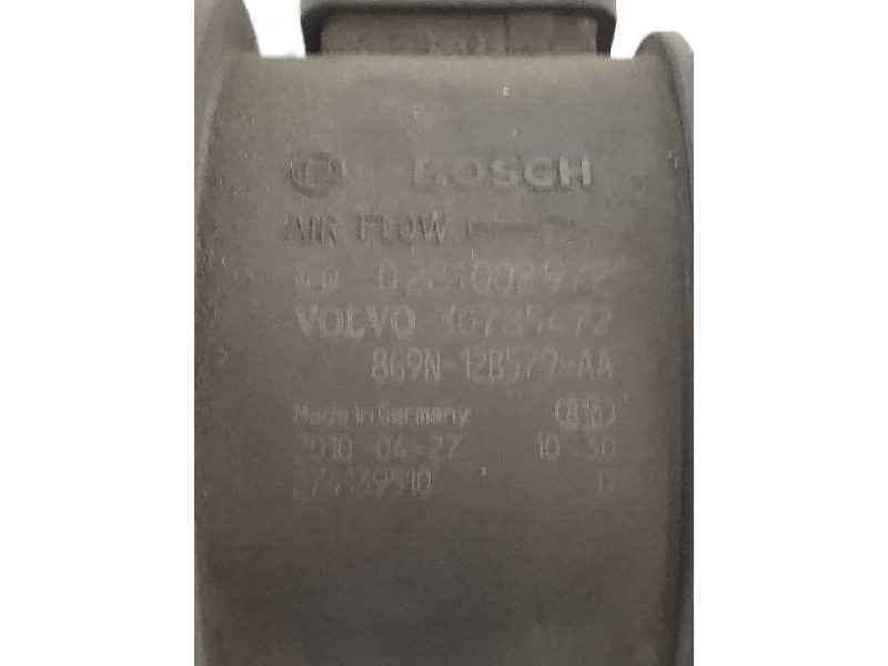 Recambio de caudalimetro para volvo c70 cabriolet d4 momentum referencia OEM IAM 0281002972 30785472 BOSCH