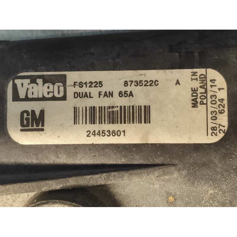 Recambio de electroventilador para opel signum 3.0 v6 cdti cat (y 30 dt / lb5) referencia OEM IAM 873522C 873523K 24453601