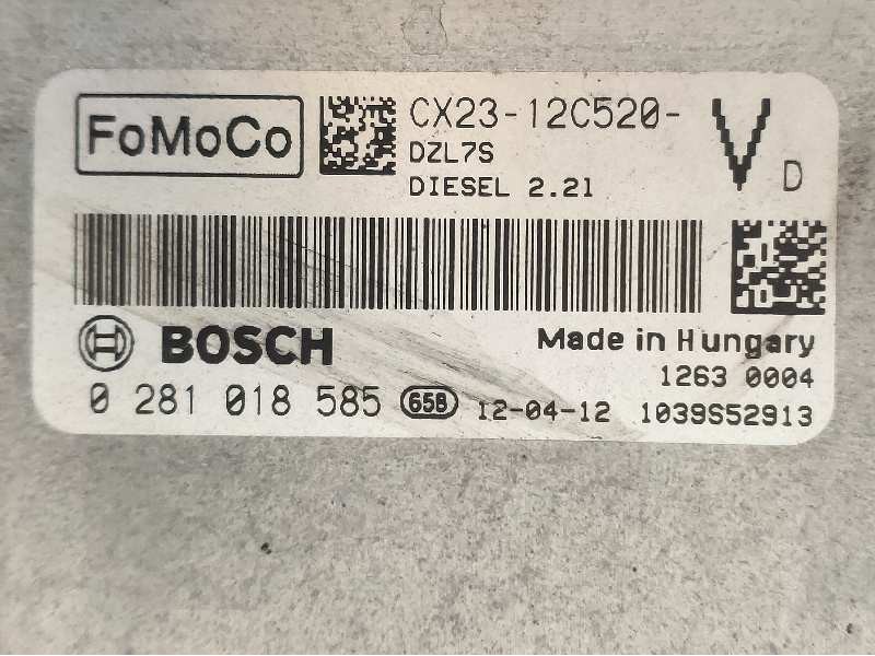 Recambio de centralita motor uce para jaguar xf 2.2 diesel referencia OEM IAM 0281018585 CX2312C520 BOSCH