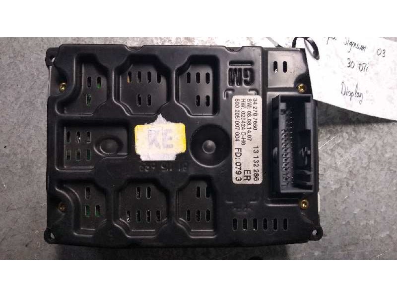 Recambio de pantalla multifuncion para opel signum 3.0 v6 cdti cat (y 30 dt / lb5) referencia OEM IAM 13132286 342707650 