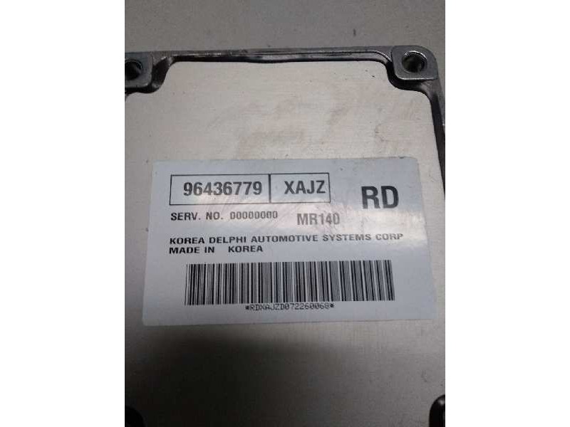 Recambio de centralita motor uce para chevrolet kalos 1.4 cat referencia OEM IAM 96436779 XAJZ RD
