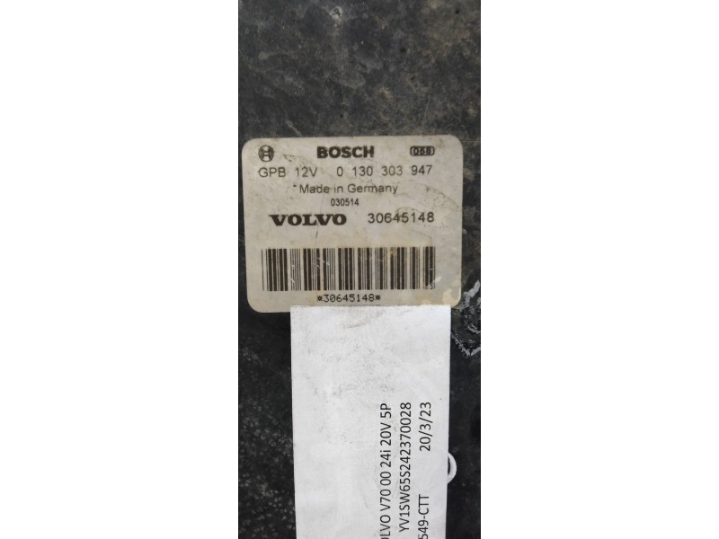 Recambio de electroventilador para volvo v70 familiar 2.4 (103kw) referencia OEM IAM 30645148 0130303947 