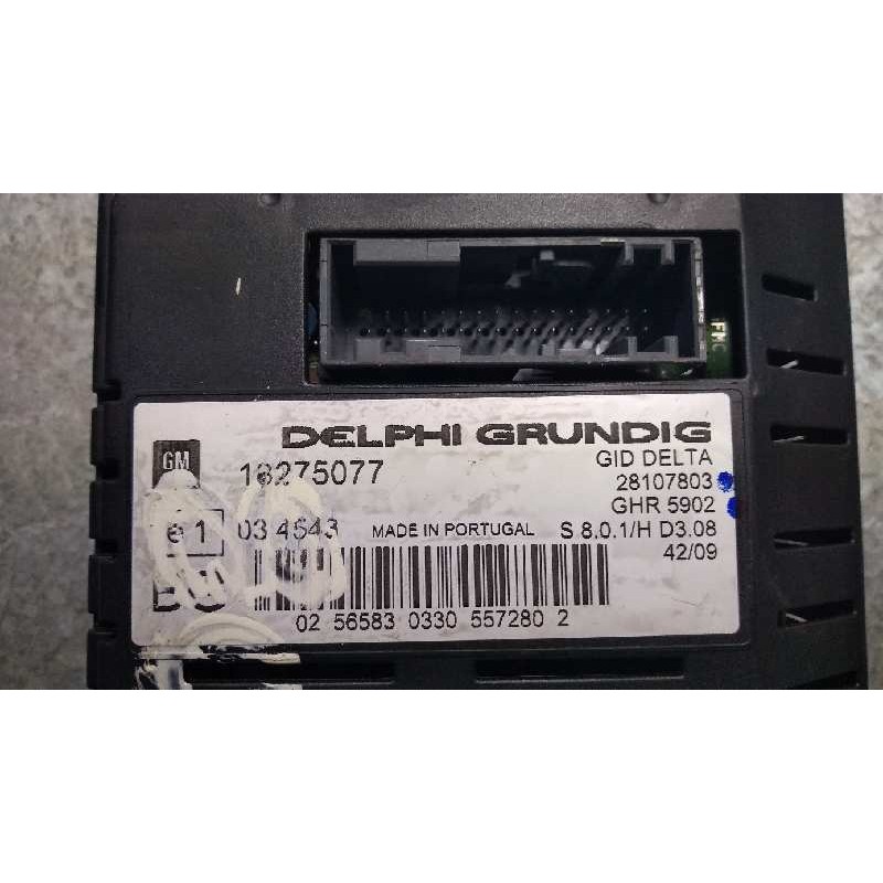 Recambio de pantalla multifuncion para opel corsa d referencia OEM IAM 13275077 28107803 GHR5902