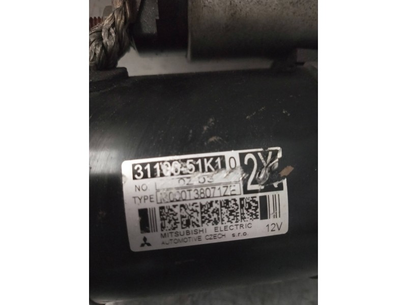 Recambio de motor arranque para opel agila b essentia referencia OEM IAM 3110051K1 M000T38071ZE 12 I