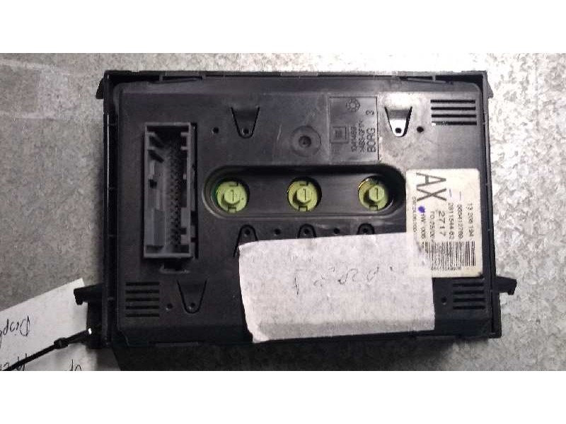 Recambio de pantalla multifuncion para opel zafira b 1.9 cdti referencia OEM IAM 13208194 565412769 281154462 AX