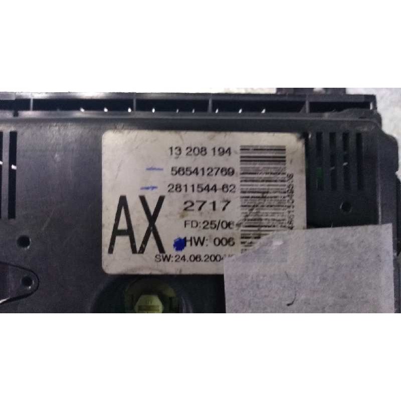Recambio de pantalla multifuncion para opel zafira b 1.9 cdti referencia OEM IAM 13208194 565412769 281154462 AX