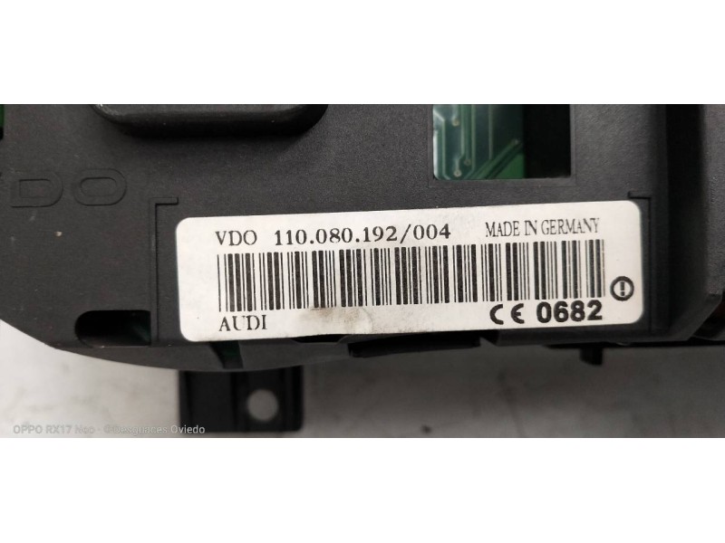 Recambio de cuadro instrumentos para audi a2 (8z) 1.4 referencia OEM IAM 110080192 110080192004 