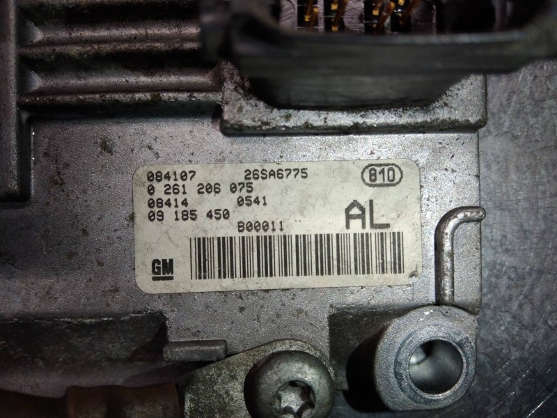 Recambio de centralita motor uce para opel agila básico referencia OEM IAM 0261206075 09185450 26SA6775 AL Recambio de centralita motor uce para opel agila básico referencia OEM IAM 0261206075 09185450 26SA6775 AL
