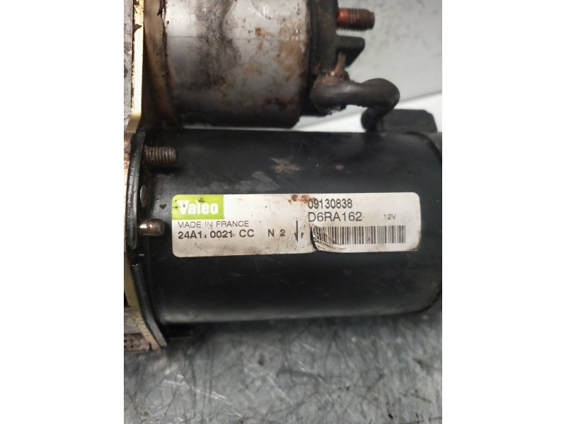 Recambio de motor arranque para opel agila básico referencia OEM IAM D6RA162 VALEO 16 V