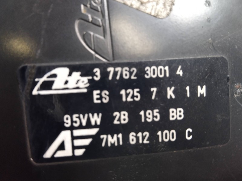 Recambio de servofreno para volkswagen sharan (7m8) gl referencia OEM IAM 7M1612100C   Recambio de servofreno para volkswagen sharan (7m8) gl referencia OEM IAM 7M1612100C