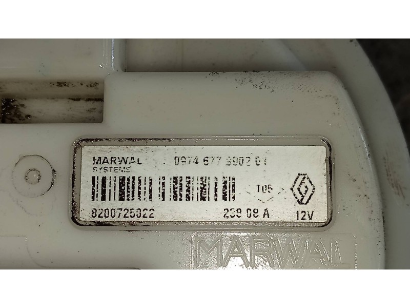 Recambio de bomba combustible para renault grand modus authentique referencia OEM IAM 8200725022 0974677990201 