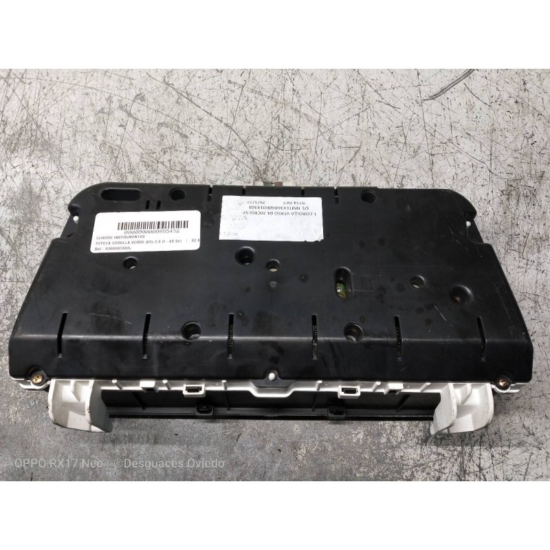 Recambio de cuadro instrumentos para toyota corolla verso (r1) 2.0 d-4d sol referencia OEM IAM 838000F060L MB2574203689 