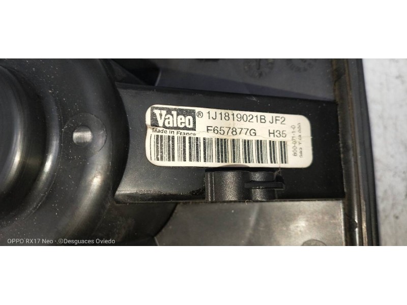 Recambio de motor calefaccion para volkswagen golf iv berlina (1j1) highline referencia OEM IAM 1J1819021B F657877G 