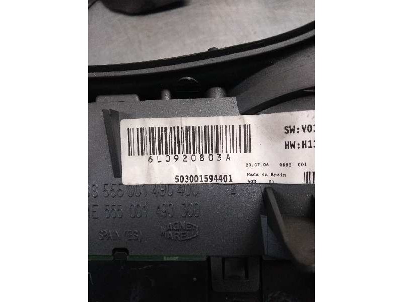 Recambio de cuadro instrumentos para seat ibiza (6l1) 1.9 tdi referencia OEM IAM   