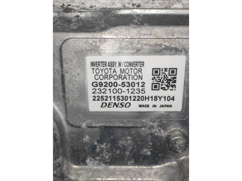 Recambio de modulo electronico para lexus is 300h referencia OEM IAM G920053012 2321001235 1817000300 G927053020