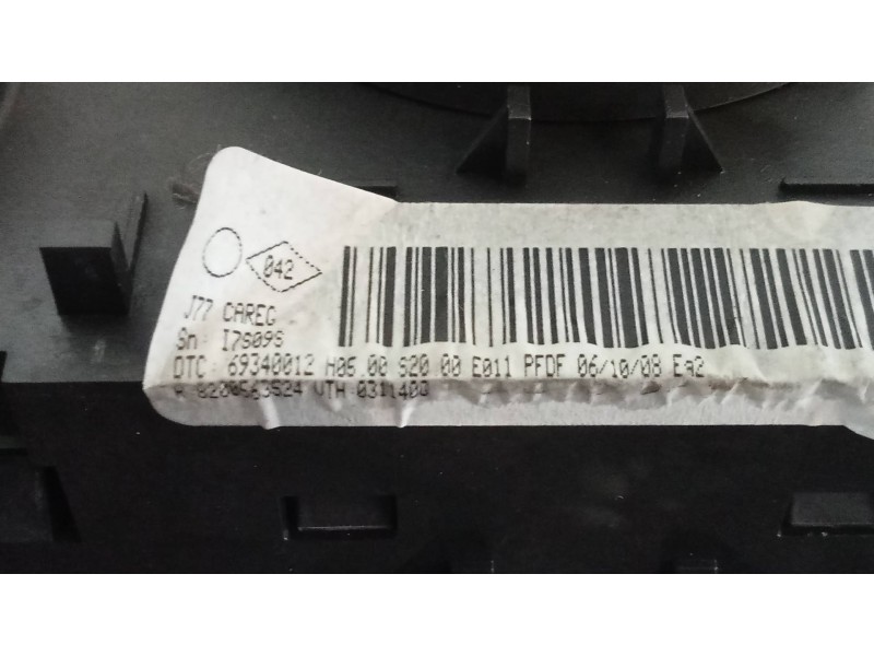 Recambio de mando calefaccion / aire acondicionado para renault grand modus authentique referencia OEM IAM 8200563524 69340012 