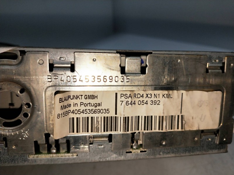 Recambio de sistema audio / radio cd para citroen c5 berlina sx (e) referencia OEM IAM 7644054392  