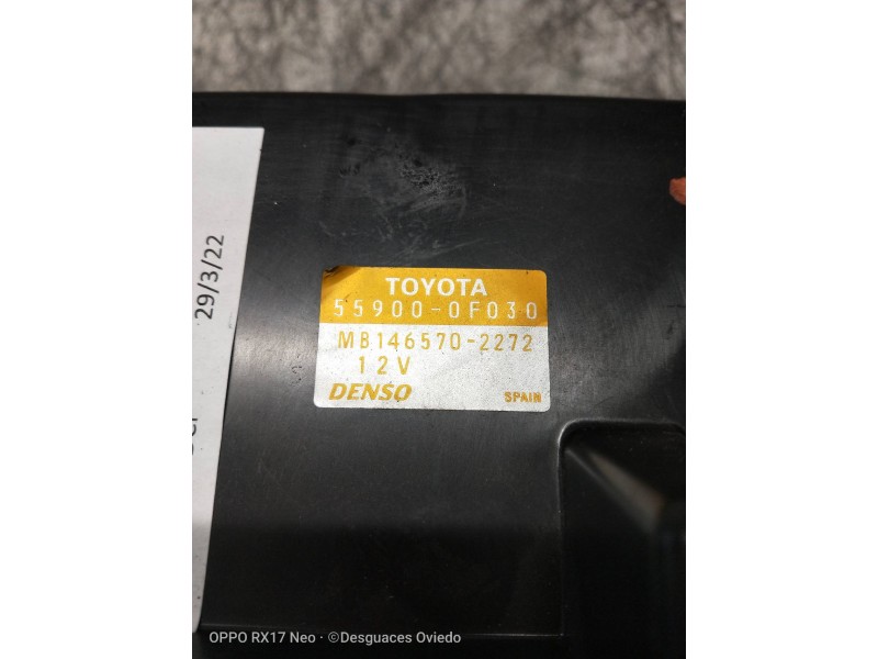 Recambio de mando calefaccion / aire acondicionado para toyota corolla verso (r1) 2.0 d-4d sol referencia OEM IAM 559000F030 MB1