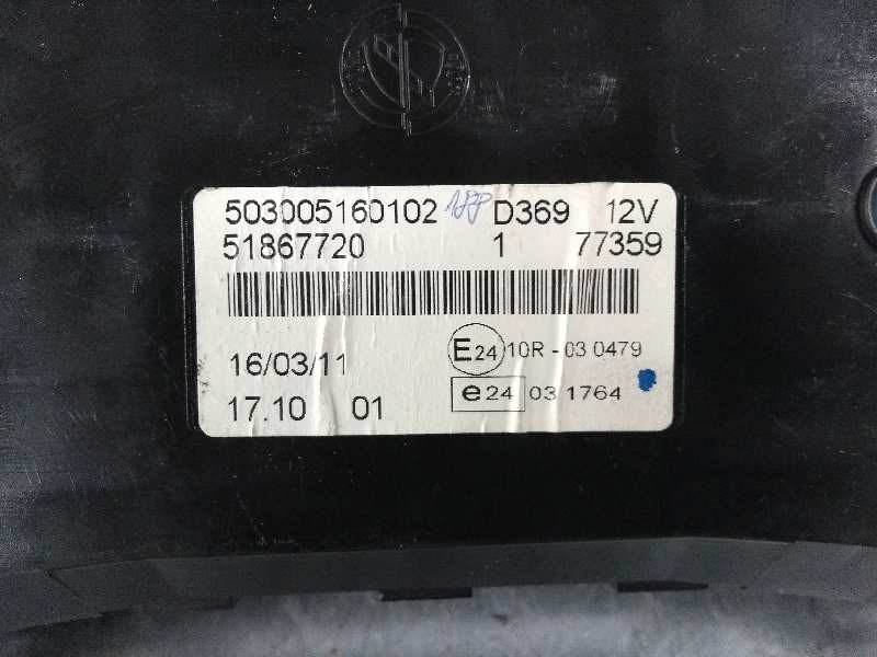 Recambio de cuadro instrumentos para fiat doblo active referencia OEM IAM 51867720 1 77359 503005160102