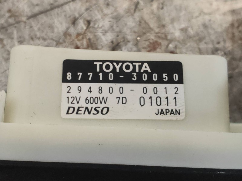 Recambio de resistencia calefaccion para lexus is 300h referencia OEM IAM 2948000012 8771030050 