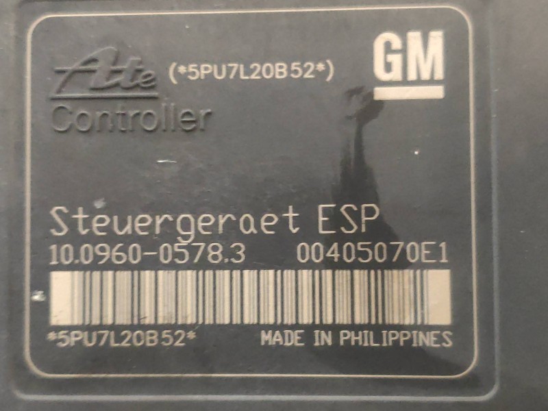Recambio de abs para opel astra twin top cosmo referencia OEM IAM 10096005783 00405070E1 13246537 10020602924