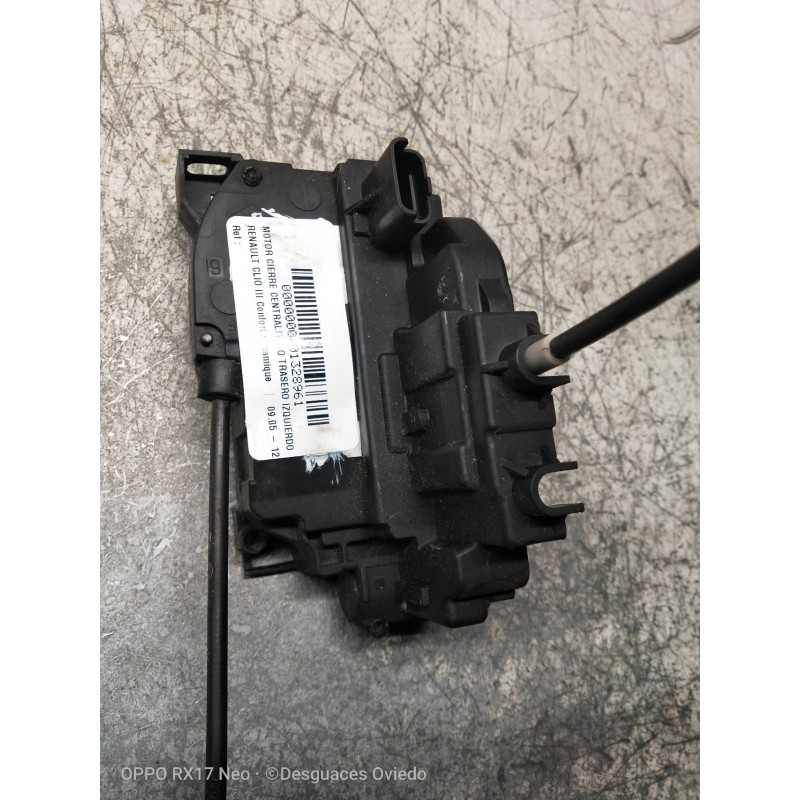 Recambio de motor cierre centralizado trasero izquierdo para renault clio iii confort dynamique referencia OEM IAM   5P