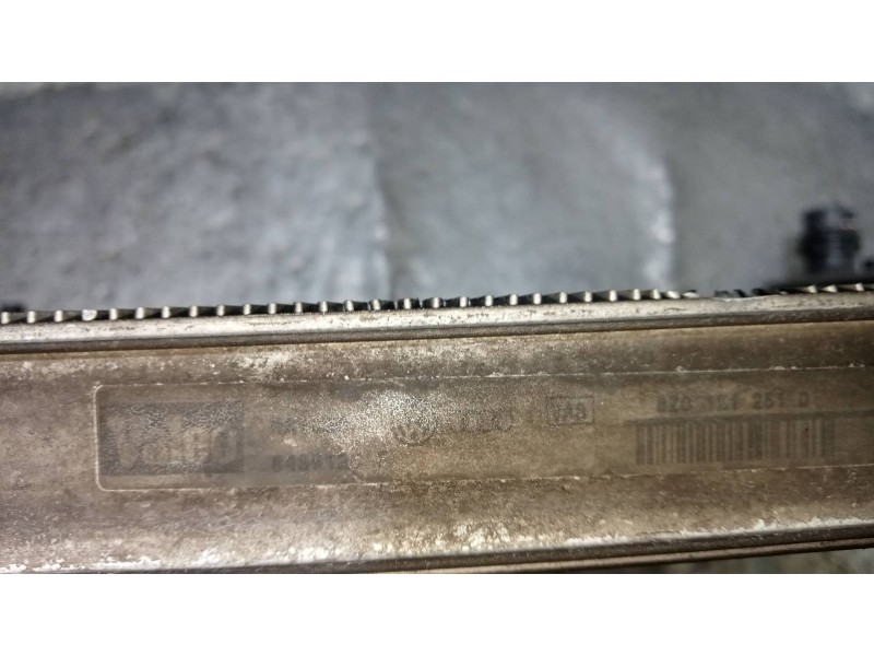 Recambio de radiador agua para audi a2 (8z) 1.4 referencia OEM IAM 8Z0121251D 848912CF 