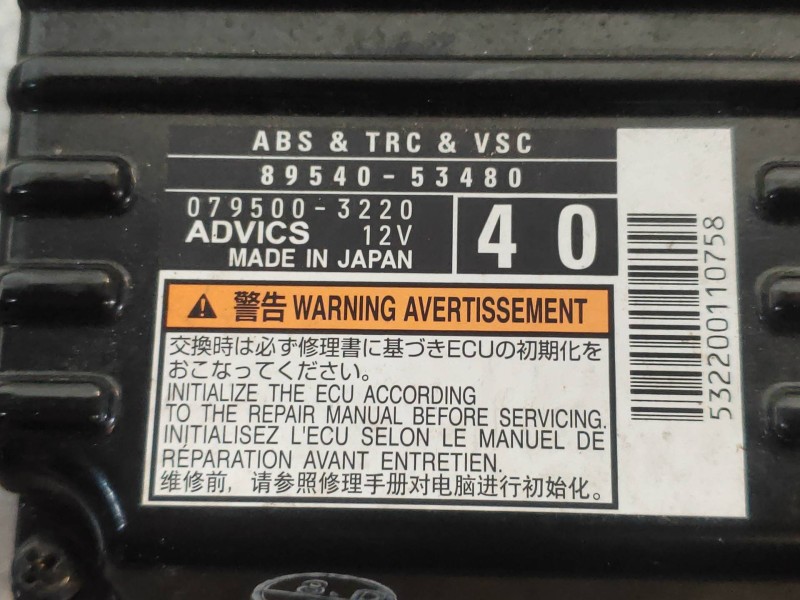 Recambio de modulo electronico para lexus is 300h referencia OEM IAM 8954053480 0795003220 