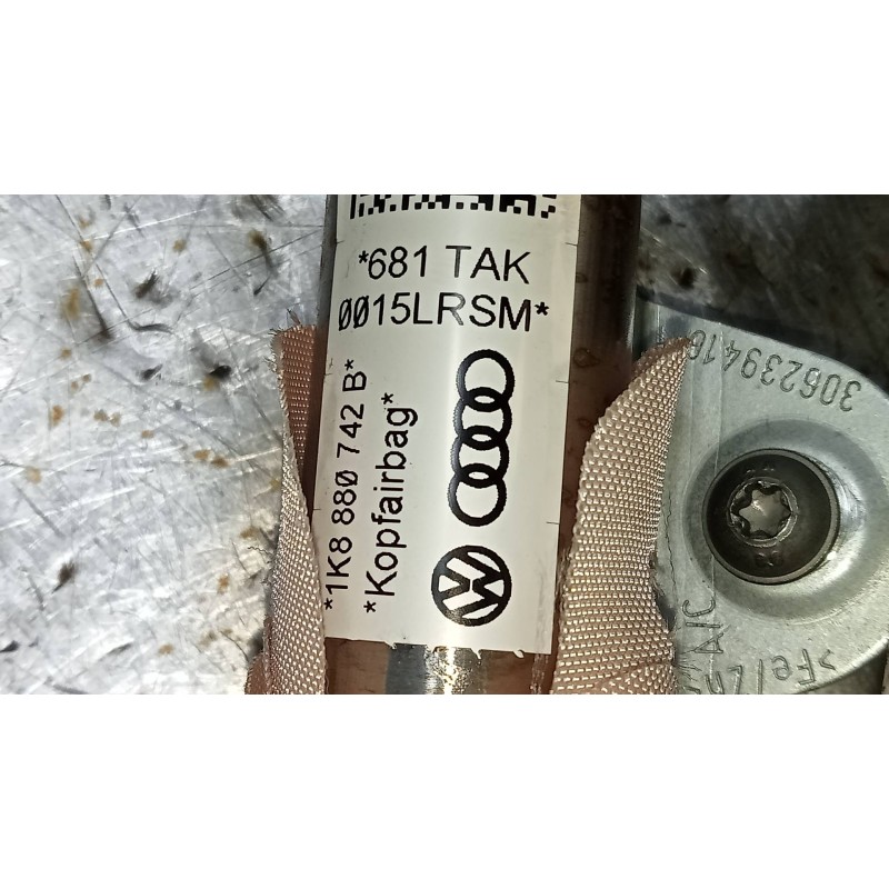 Recambio de airbag cortina delantero derecho para volkswagen scirocco (137) 2.0 tdi (103kw) referencia OEM IAM 1K8880742B  