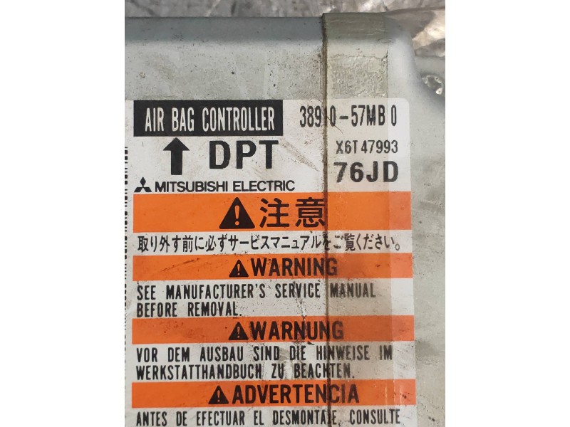 Recambio de centralita airbag para suzuki jimny sn (fj) 1.3 16v cat referencia OEM IAM 3891057MB0  