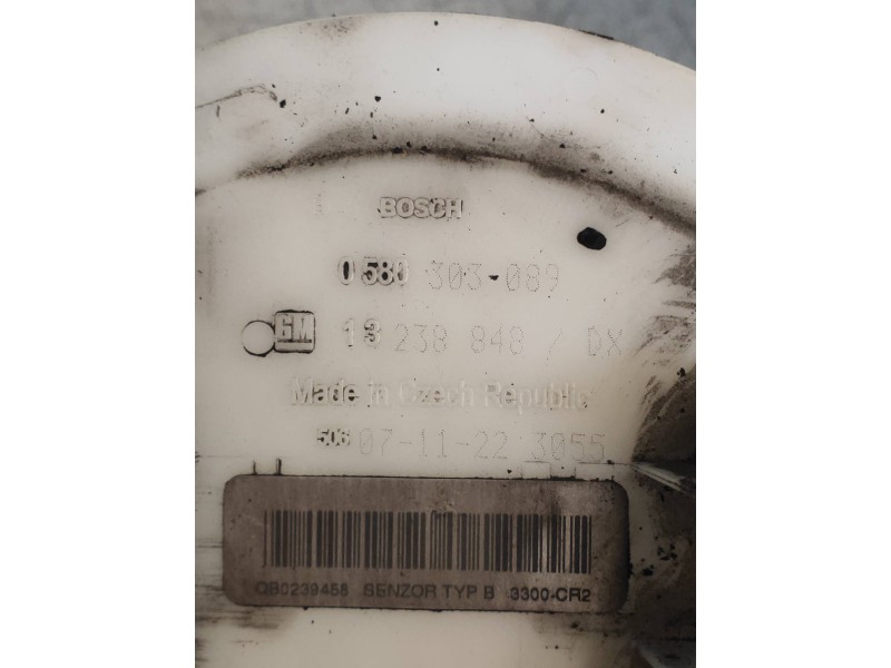 Recambio de bomba combustible para opel astra twin top cosmo referencia OEM IAM 0580303089 13238848 