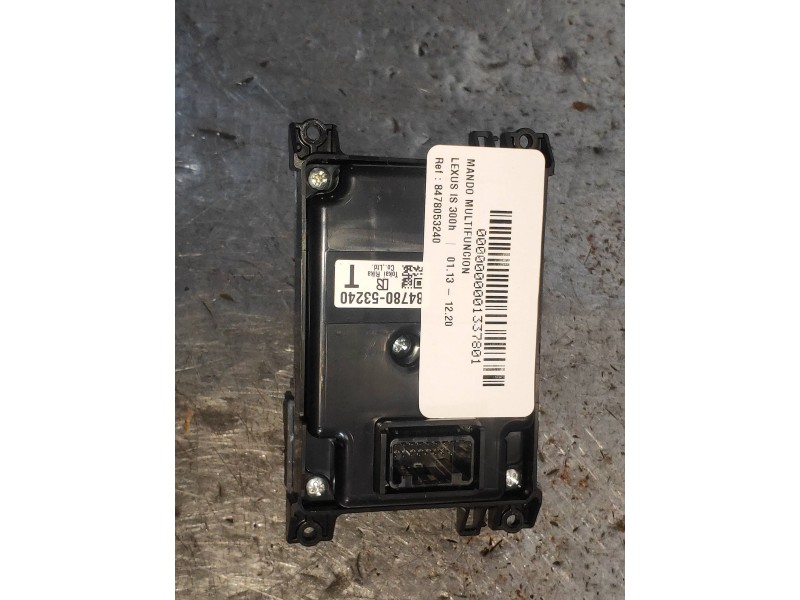 Recambio de mando multifuncion para lexus is 300h referencia OEM IAM 8478053240  