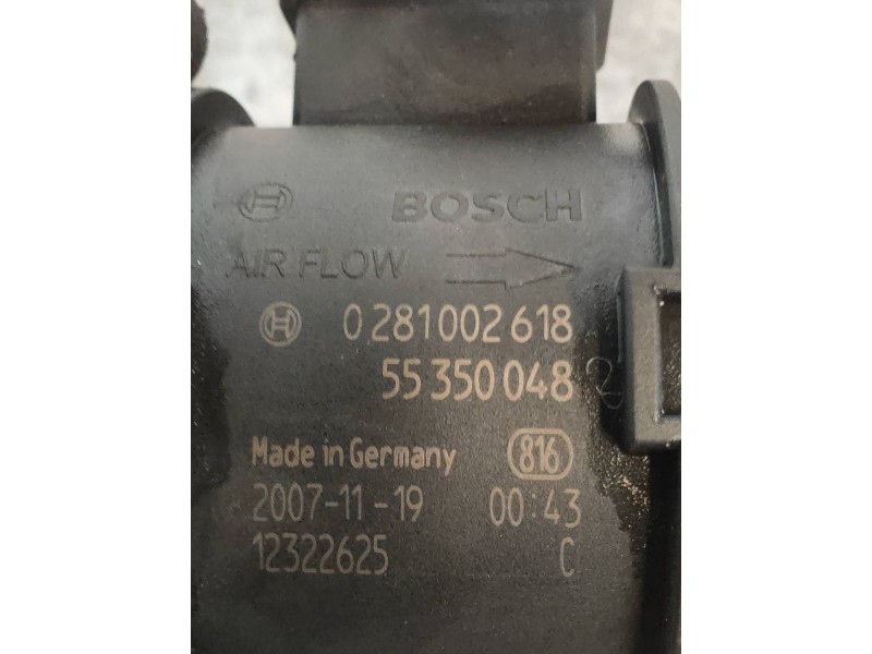 Recambio de caudalimetro para opel astra twin top cosmo referencia OEM IAM 0281002618 55350048 