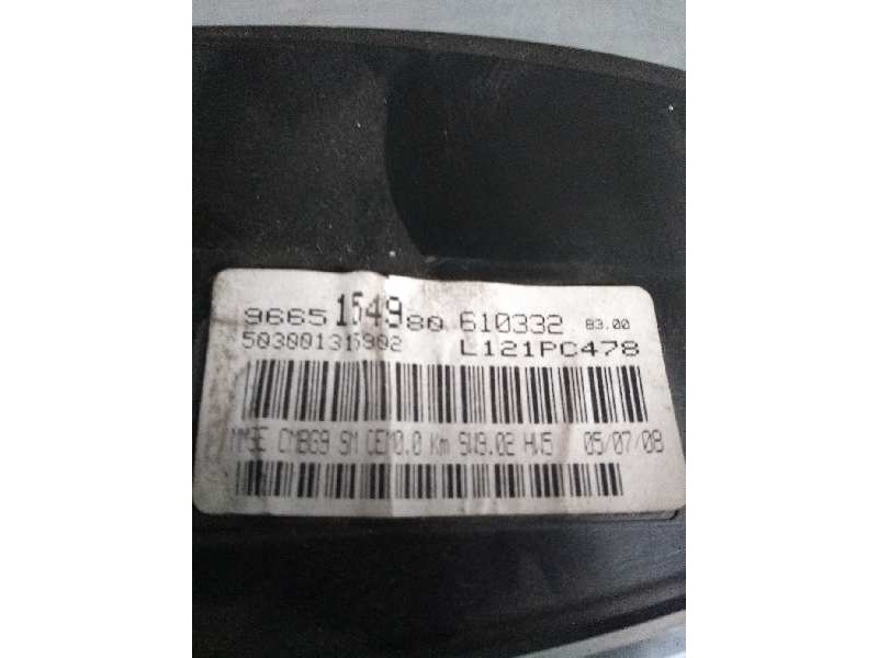 Recambio de cuadro instrumentos para fiat scudo combi (272) 2.0 jtdm referencia OEM IAM 9665154980 503001315902 