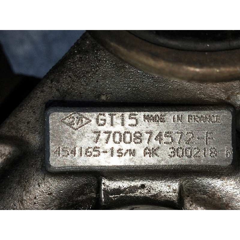 Recambio de turbocompresor para renault megane i classic (la0) 1.9 dti diesel cat referencia OEM IAM 4541651 7700874572F  Recambio de turbocompresor para renault megane i classic (la0) 1.9 dti diesel cat referencia OEM IAM 4541651 7700874572F