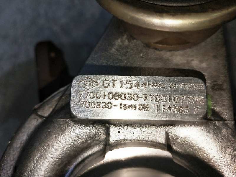 Recambio de turbocompresor para renault megane i fase 2 berlina (ba0) 1.9 dti diesel referencia OEM IAM 7008301 7700108030 