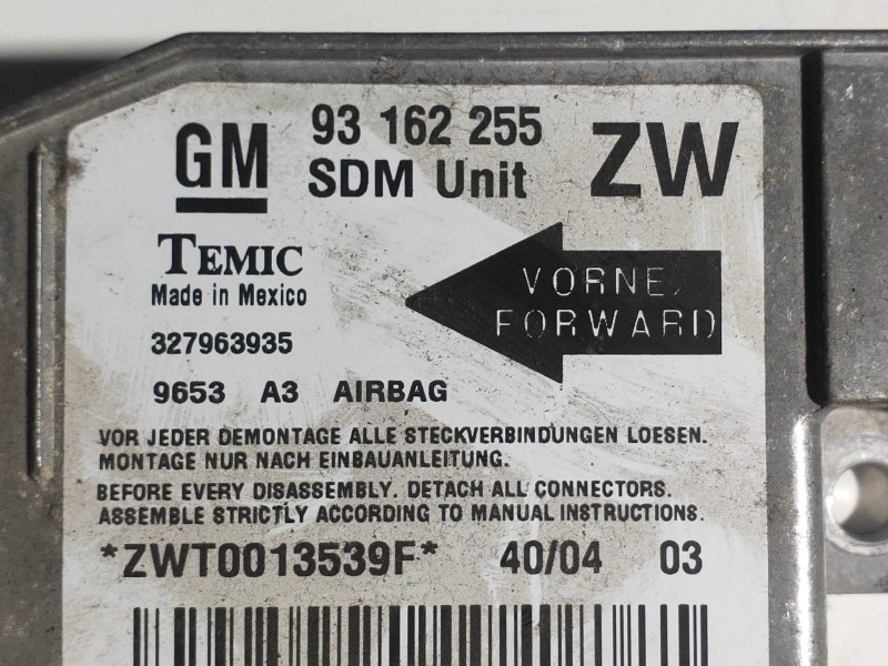 Recambio de kit airbag para opel tigra twin top 1.4 16v referencia OEM IAM   