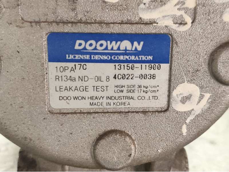 Recambio de compresor aire acondicionado para kia carnival ii 2.5 v6 ex referencia OEM IAM 1315011900 4C0220038 DOOWON