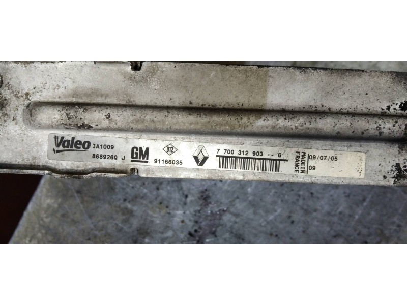 Recambio de intercooler para opel vivaro combi 2.9t corto referencia OEM IAM   