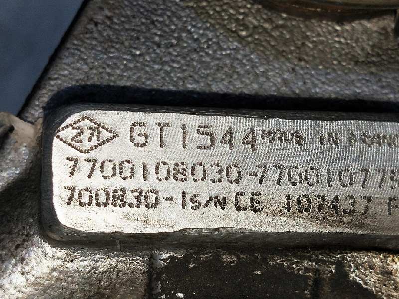 Recambio de turbocompresor para renault megane i fase 2 berlina (ba0) 1.9 dti diesel referencia OEM IAM 7008301 7700108030  Recambio de turbocompresor para renault megane i fase 2 berlina (ba0) 1.9 dti diesel referencia OEM IAM 7008301 7700108030