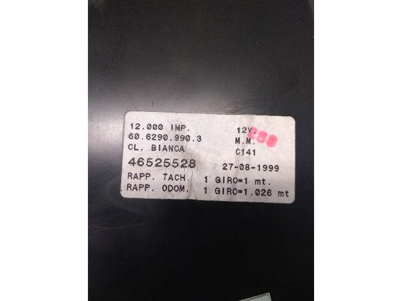 Recambio de cuadro instrumentos para fiat bravo (182) 1.9 jtd cat referencia OEM IAM 46525528 6062909903 