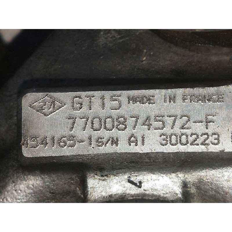 Recambio de turbocompresor para renault megane i scenic (ja0) 1.9 dti diesel cat referencia OEM IAM 4541651 7700874572F 