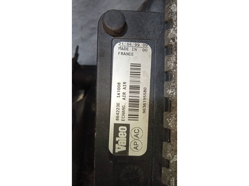 Recambio de intercooler para peugeot 406 berlina (s1/s2) stdt referencia OEM IAM 9636195580  