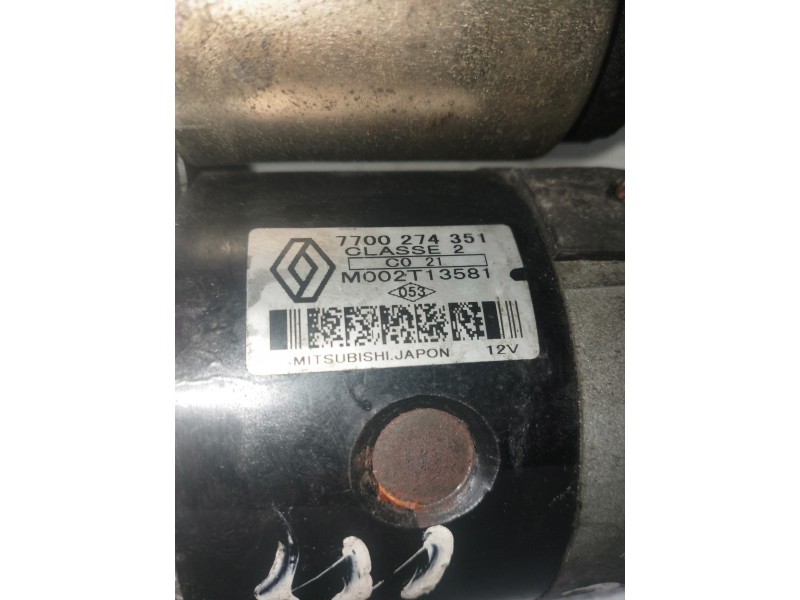 Recambio de motor arranque para renault clio ii fase i (b/cbo) 1.4 alize referencia OEM IAM 7700274351  